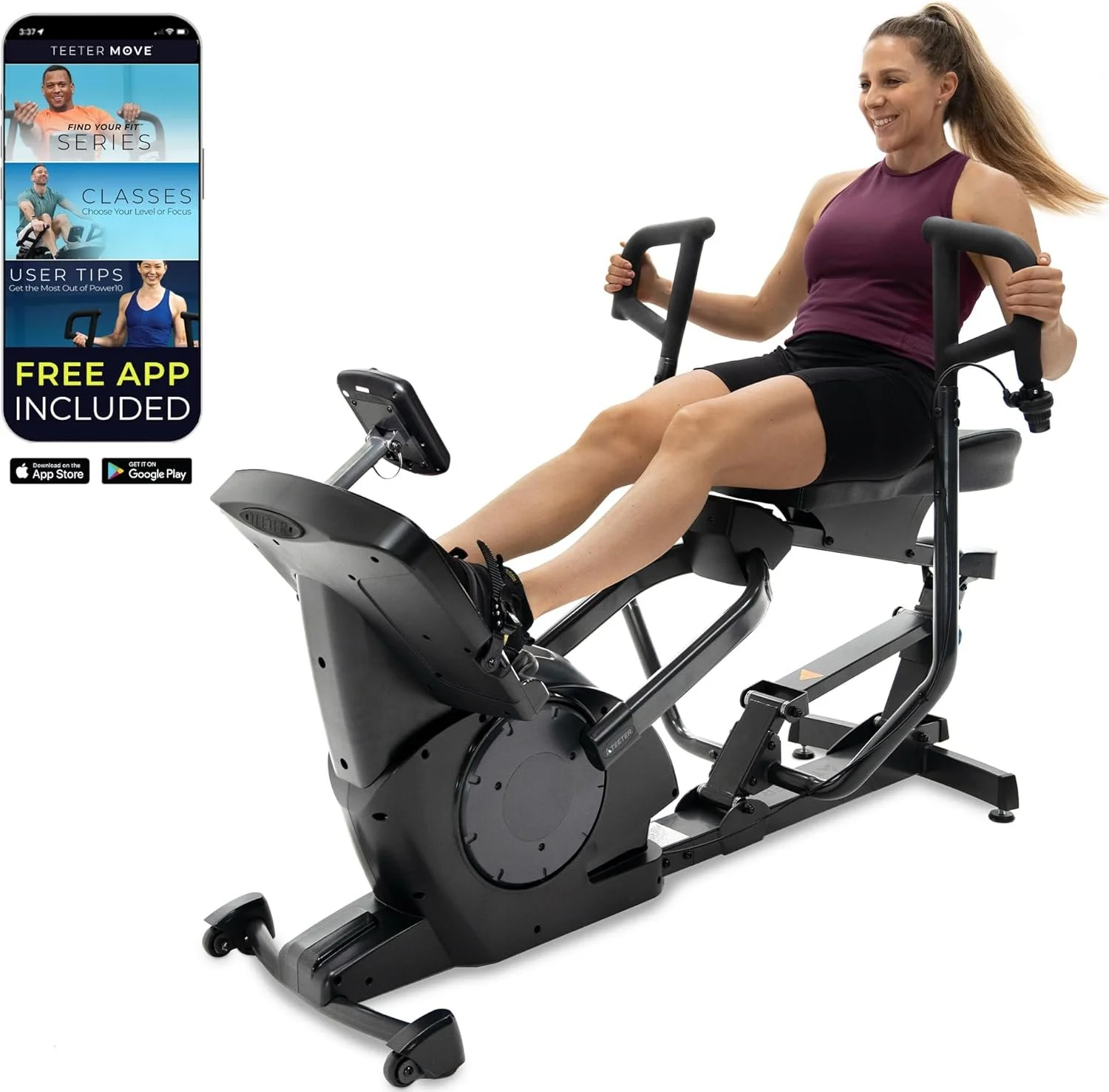 Teeter Power10 Elliptical Rowers.