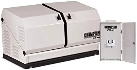 Champion Power Equipment 100177 8.5-kW Home Standby Generators with 50-Amp Outdoor-Rated Automatic Transfer Switchs