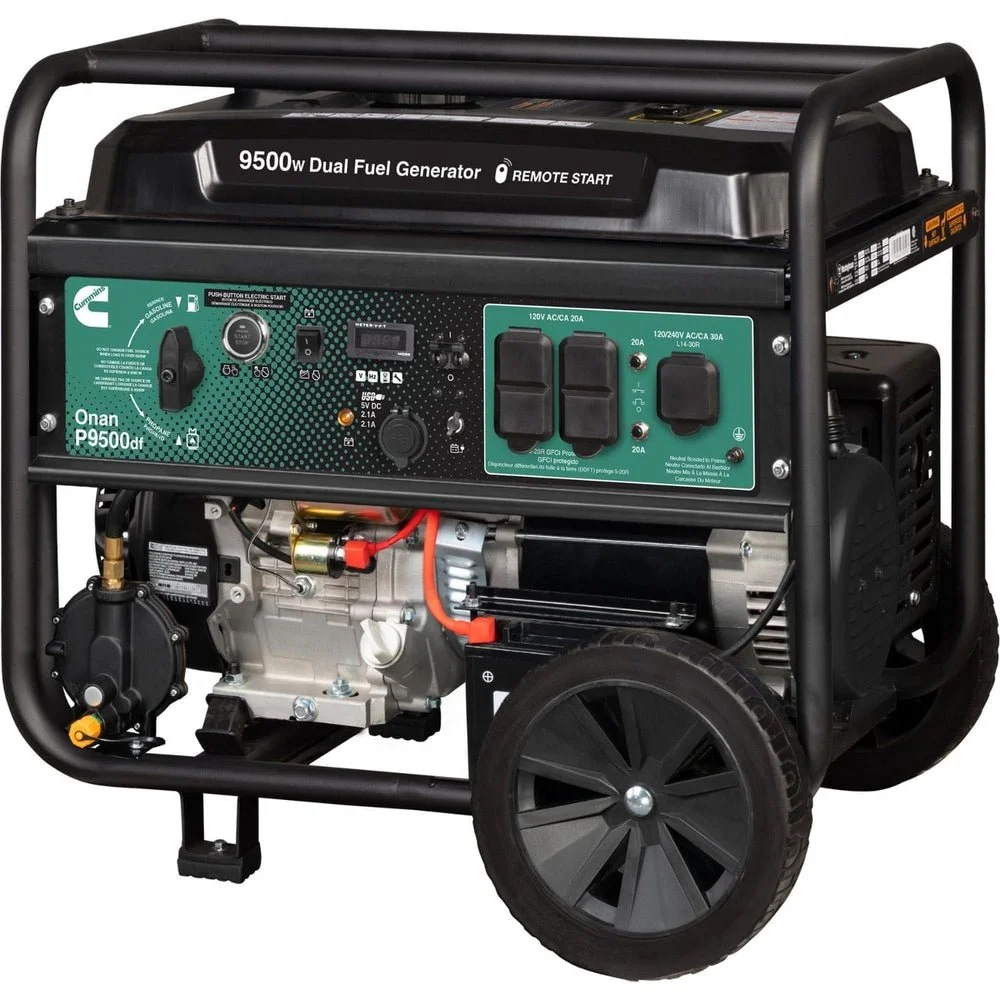 1-140-1.webp Cummins Onan P9500df Dual Fuel Portable Generators. - Image 1