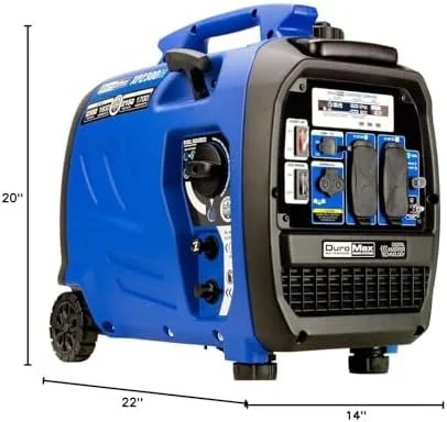 DuroMax XP2300iH 2,300-Watt Dual Fuel Portable Digital Inverter Generators – Gas & Propane, RV & Emergency Readys