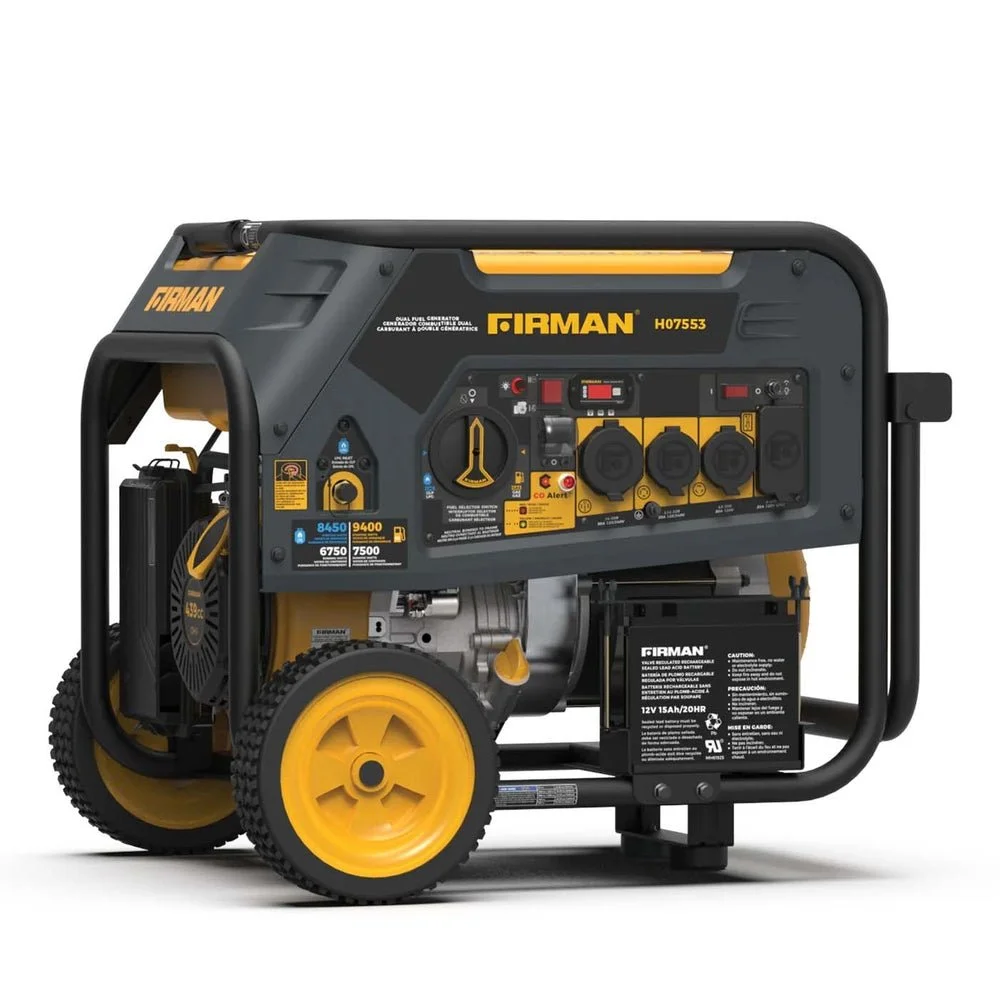 1-184-1.webp Firman H07553 7500W/9400W Dual Fuel Portable Generators. - Image 1