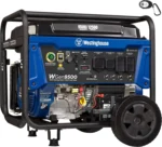 Westinghouse 9500 Peak Watt Home Backup Portable Gas Powered Generators.