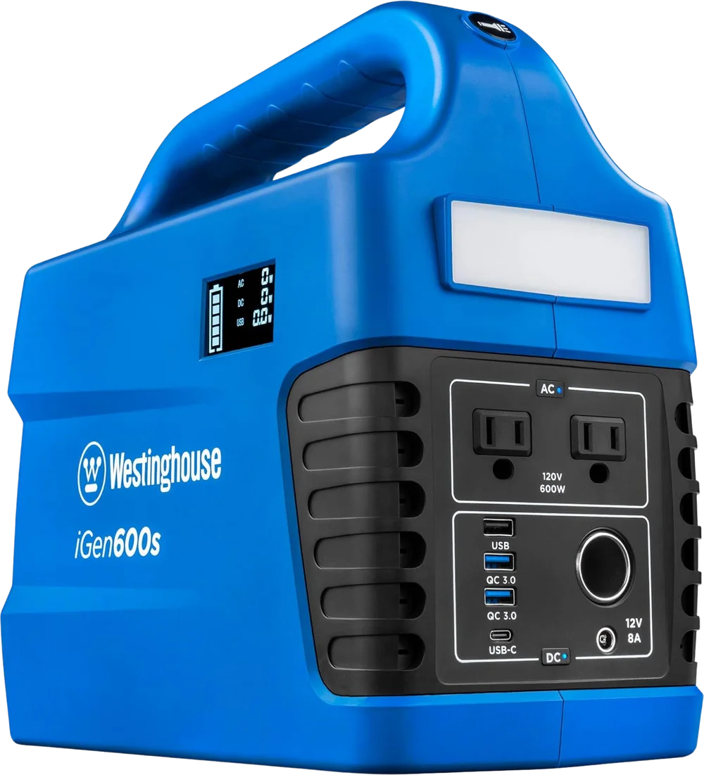 Westinghouse iGen600s Portable Power Station 600W 592Wh News.
