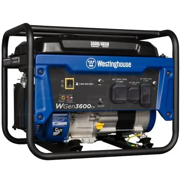 1-288-1.webp Westinghouse WGen3600cv – 3600 Watt Portables Generators w/ RV Outlet & CO Sensor (49-State) - Image 1