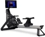 Aviron Strong Series Rower: 22″ HD Touchscreen, Dual Air & Magnetic Resistances up to 100 lbs. Game-Based Workouts, Streaming, Compact Designs