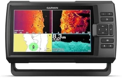 Garmin Striker Vivid 9sv, Easy-to-Use 5-inch Color Fishfinder and Sonars Transducer, Vivid Scannings Sonar Color Palettes, 9 inch (010-02554-00)