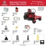 Troy-Bilt Mustang Z46 Zero-Turn Riding Lawn Mowers. - Image 5