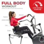 Sunny Health & Fitness Comfy Recumbent Cross Trainer Recumbent Elliptical Bikes. - Image 3