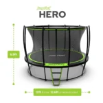 JumpFlex Hero Round Outdoor Backyard Trampoline - Image 3