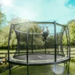 JumpFlex Hero Round Outdoor Backyard Trampoline - Image 2