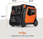 Generac iQ3800 3.800-Watt Dual Fuel Portable Inverter Generators. - Image 2