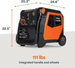 Generac iQ5200 5200W Dual Fuel Portable Inverter Generators. - Image 3