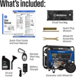 Westinghouse 9500 Peak Watt Home Backup Portable Gas Powered Generators. - Image 4