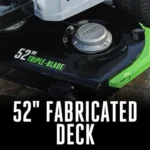 EGO Power+ Electric Riding Lawn Mower, 52″ Deck with Zero Turn Radius, Includes (6) 56V 12.0Ah Batteries and Chargers – ZT5207L - Image 4