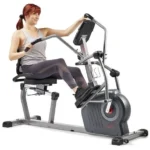 Sunny Health & Fitness Comfy Recumbent Cross Trainer Recumbent Elliptical Bikes. - Image 2