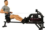 Sunny Health and Fitness Obsidian Surge Water Rowing Machines. - Image 5