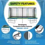 Upper Bounce Mega Trampoline 10′ X 17′ - Image 3