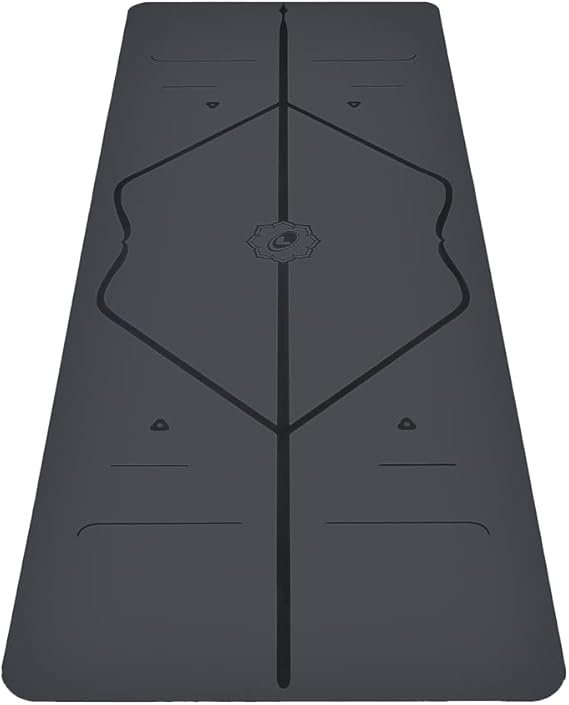 41jBqFTYZVL._AC_SX569_.jpg Liforme Original Yoga Mat – Free Yoga Bag Included – Patented Alignment System, Warrior-like Grip, Non-slip, Eco-friendly, sweat-resistant, long, wide, 4.2mm thick mat for comfort Visit the LIFORME Store - Image 1