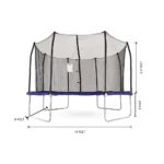 Skywalker Trampolines 14′ Square Trampoline with Enclosure - Image 3
