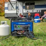 Westinghouse 4650 Peak Watt Dual Fuel Portable Generator, Remote Electric Start, RV Ready Outlets. - Image 4
