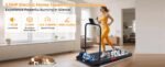 KASSADIN Walking Pad with Handle Bar, 2026 Upgrade Portable Small Treadmill with Handles for Home Small, 3.0HP Under Desk Walking Pad Treadmill with Incline, 0.6-7.6MPH, 350LBS - Image 4