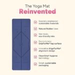 Liforme Original Yoga Mat – Free Yoga Bag Included – Patented Alignment System, Warrior-like Grip, Non-slip, Eco-friendly, sweat-resistant, long, wide, 4.2mm thick mat for comfort - Image 5