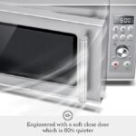 Breville BMO650SIL Compact Wave Soft Close Countertop Microwave Oven, Silver - Image 2