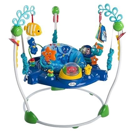 Baby Einstein Neptune’s Ocean Discovery Activity Baby Jumper Activity Center, Ages 6 Months +, Max Weight 25 lbs., Unisex