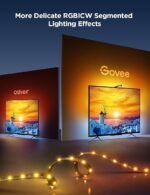 Govee TV Backlight 3 Lite with Fish-Eye Correction Function Sync to 75-85 Inch TVs, 16.4ft RGBICW Wi-Fi LED Strip Lights with Camera, 4 Colors in 1 Lamp Bead, Voice and APP Control, Adapter - Image 5