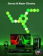 Govee Glide Hexa Light Panels, RGBIC Hexagon LED Wall Lights, Wi-Fi Smart Home Creative Wall Lights with Music Sync, Works with Alexa Google Assistant for Indoor Gaming Decor, 10 Pack - Image 4