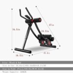 Fitlaya Fitness ab machine, ab workout equipment for home gym, Height Adjustable ab trainer, foldable fitness equipment. - Image 4