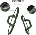 CAROTE 31PCS Pots and Pans Set, Nonstick Cookware Set Kitchen Non Stick Induction Titanium Cookware Non-toxic Granite Cooking set, PFOA Free - Image 4
