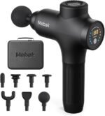 Mebak 3 Massage Gun, Massage Gun Deep Tissue for Athletes, Professional Muscle Percussion Massager, Massager for Shoulder Leg Back Body Pain Relief, Quiet Portable Sport Tool, Gifts for Him