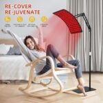 Red Light Therapy for Face and Body, Red Infrared Light Therapy Lamp with Stand Led 660nm Red Light-Therapy& 850nm Infrared Light Device for Body - Image 4