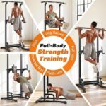 Sportsroyals Power Tower Pull Up Bar Station, 450LBS Stable Pull Up Dip Station for Home Gym Strength Training Equipment | FED Fitness - Image 3