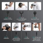 Mebak 3 Massage Gun, Massage Gun Deep Tissue for Athletes, Professional Muscle Percussion Massager, Massager for Shoulder Leg Back Body Pain Relief, Quiet Portable Sport Tool, Gifts for Him - Image 4