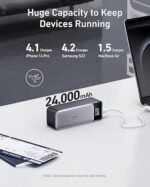 Anker 737 Power Bank, 140W Max 3-Port Laptop Portable Charger, 24,000mAh, Smart Display, Compatible with iPhone 16 / 15 / 14 Series, Vision Pro, Samsung, MacBook, and More - Image 3