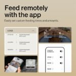 PETLIBRO Automatic Cat Feeder with Camera, 1080P HD Video with Night Vision, 5G WiFi Pet Feeder with 2-Way Audio, Low Food & Blockage Sensor, Motion & Sound Alerts for Cat & Dog Single Tray - Image 2