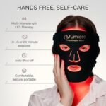 Numiere Time Keeper LED Face Mask – Lightweight, Flexible, and Multi-Wavelength Red, Blue, & Infrared (NIR) LED Contour Technology Wearable Facial Beauty Device for Personal Use and Skincare Routines - Image 5