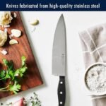 HENCKELS Statement Premium Quality 15-Piece Set with Block, Natural, Razor-Sharp, German Engineered Informed by 100+ Years of Mastery, Lightweight and Strong, Dishwasher Safe - Image 4