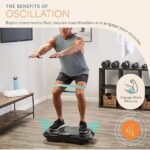 Lifepro Waver Vibration Plate Exercise Machine for Lymphatic Drainage, Muscle Activation, Full-Body Workout Vibrating Platform with Loop Bands, Fitness Equipment for Strength Toning & Fat Loss - Image 2