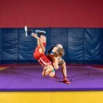 BalanceFrom 10×4 Feet 4-Panel Folding Gymnastics Mat – 2-Inch Thick Pad with Vinyl Surface and Carrying Handles for Tumbling, Yoga, Pilates, Home Workouts, and Martial Arts - Image 4