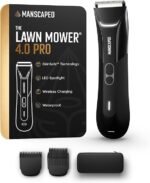 MANSCAPED® The Lawn Mower® 4.0 PRO – Groin & Body Hair Trimmer, Updated SkinSafe® Trimmer Blade, Waterproof Wet/Dry Groomer, USB-C & Wireless Charging Compatible, Men’s Ball Shaver with Travel Lock