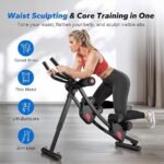 MERACH Ab Machine, Adjustable Ab Trainer Machine, AB Workout Equipment for Home Gym, Independent Dual Tracks for Mountain Climber, Foldable for Home Exercise, Load Capacity 440 LBS - Image 5