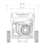 Firman H07552 9400W Dual Fuel Generators. - Image 2