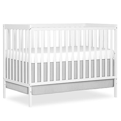 81-rTBsIC5L._SX425_.jpg Delta Children Essex 4-in-1 Convertible Baby Crib, Bianca White with Natural Legs - Image 1