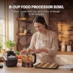 Ninja Kitchen System | All-in-One Food Processor & Blender for Smoothies | Includes Pitcher, (2) 16 oz. To-Go Cups & 8-Cup Bowl | Makes Salsa, Dough, Shakes, & Frozen Drinks | 1500W | Black | BL770 - Image 3