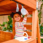 KidKraft Falcon Ridge Wooden Swing Set/Playset - Image 3