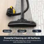 Eureka 3670M Canister Cleaner, Lightweight Powerful Vacuum for Carpets and Hard floors, w/ 5bags,Yellow - Image 2