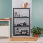 Sterilite 2-Pack 4 Shelf Unit, Heavy-Duty Shelving Storage and Utility Rack – Standing Plastic Organizer Shelves for Kitchen, Bathroom, and Garage - Image 5